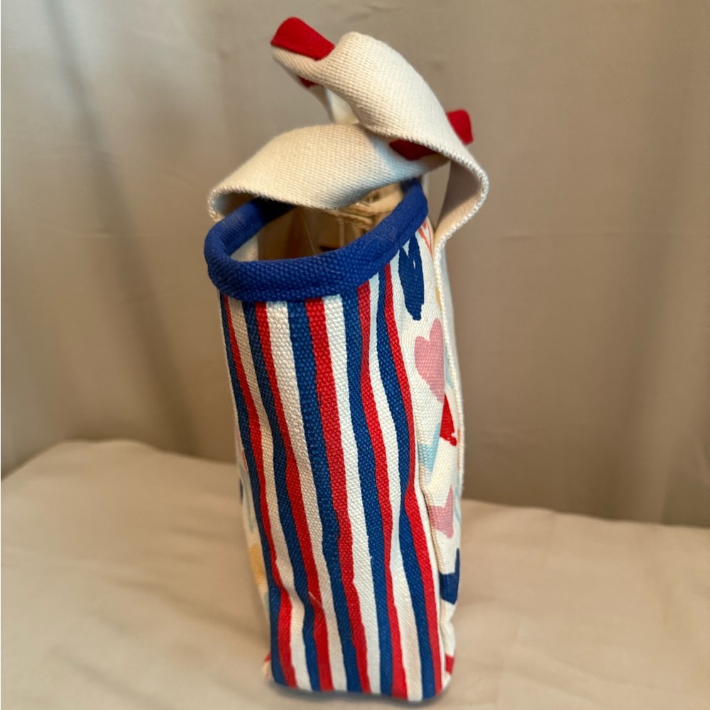 Brighton Red White And You Canvas Mini Tote Bag STYLE D30274 NWT USA patriotic - Picture 4 of 12